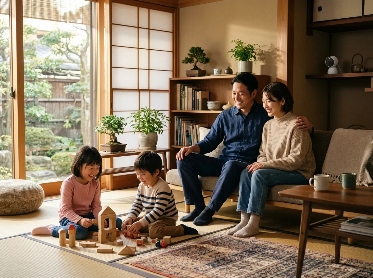 家族の玄関見守りとスマートロック運用を整理するイメージ