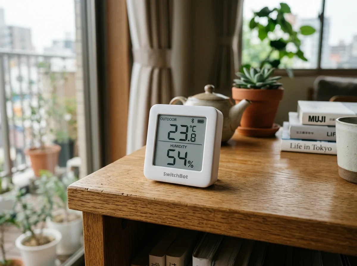 SwitchBot CO2センサーをスマートホームの一部として使うイメージ